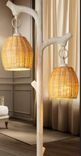 Load image into Gallery viewer, Distressed Farmhouse Tree Floor Lamp