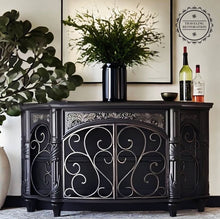 Load image into Gallery viewer, Gorgeous Black Demilune Buffet