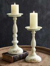 Load image into Gallery viewer, Distressed Candle Holders