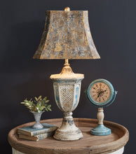 Load image into Gallery viewer, “Regal in Stature” Distressed Lamp