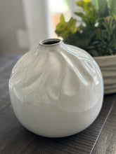 Load image into Gallery viewer, Ceramic White Distressed Vase / Jug