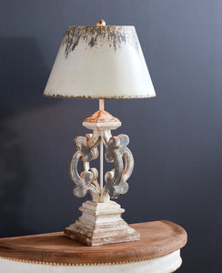 Distressed Table Lamp