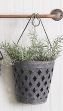 Load image into Gallery viewer, Half Round Open Weave Metal Wall Baskets