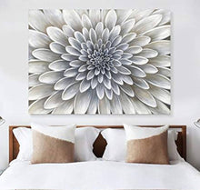 Load image into Gallery viewer, Large White Flower Wall Art