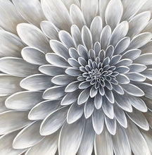 Load image into Gallery viewer, Large White Flower Wall Art