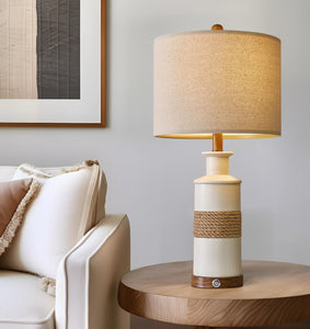 3-Way Dimmable Touch Control Boho Table Lamp