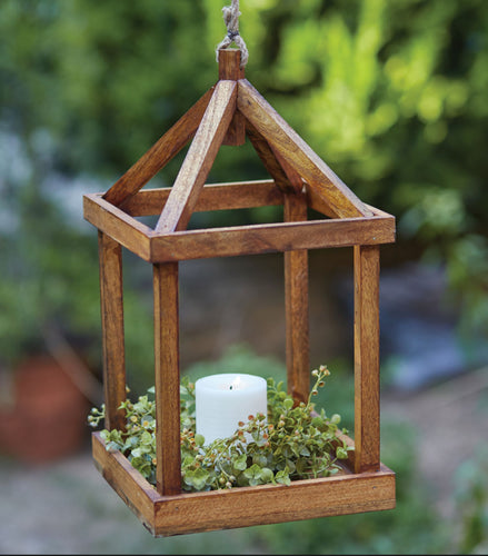 Open Wood Lantern