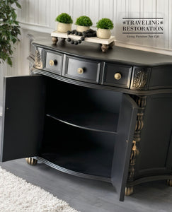 Gorgeous Black Demilune Buffet