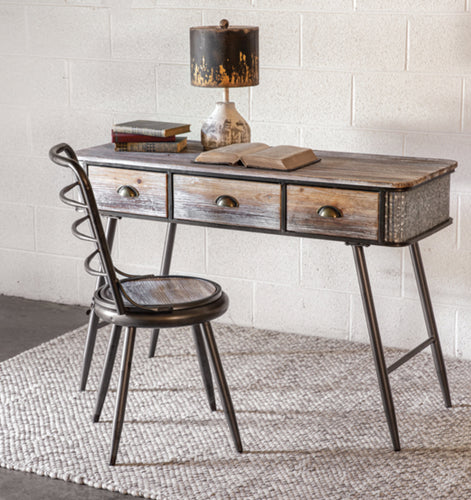 Industrial Style Desk and Chair