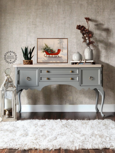 “Calming Vibe” Gray Buffet