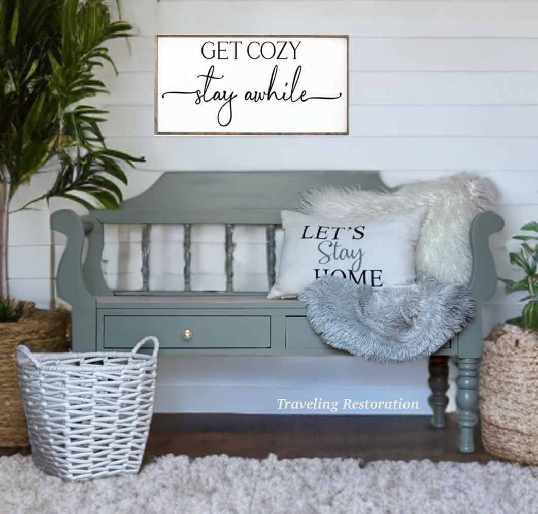 Sage Green Bench