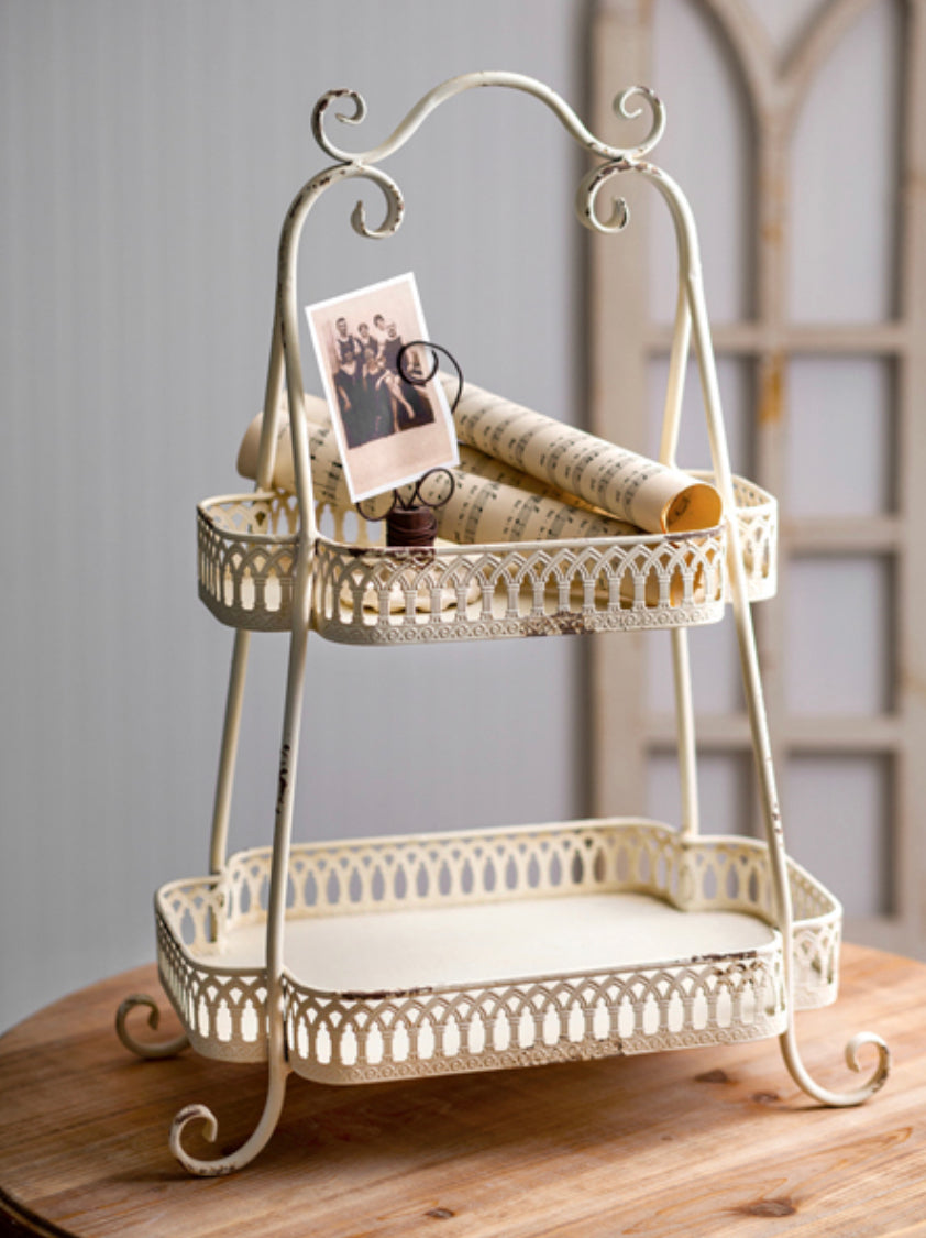 Distressing Two ~ Tiered Tray