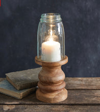 Load image into Gallery viewer, Set of 3 Mason Jar Candle Holders