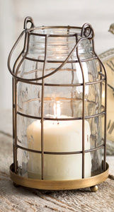 Farmhouse Glow Mason Jar Candle Holder