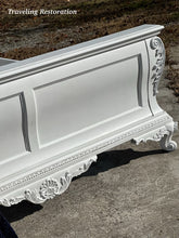 Load image into Gallery viewer, “Luxury and Comfort” White Queen Bed Frame