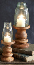 Load image into Gallery viewer, Set of 3 Mason Jar Candle Holders