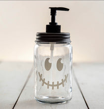 Load image into Gallery viewer, Jack-O&#39;-Lantern Face Soap Dispenser