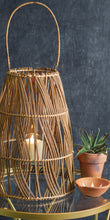 Load image into Gallery viewer, Large Rattan Lantern