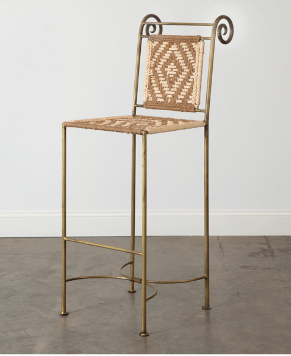 Macrame Bar Stool