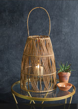 Load image into Gallery viewer, Large Rattan Lantern