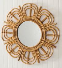 Load image into Gallery viewer, Rattan Accent Mirror