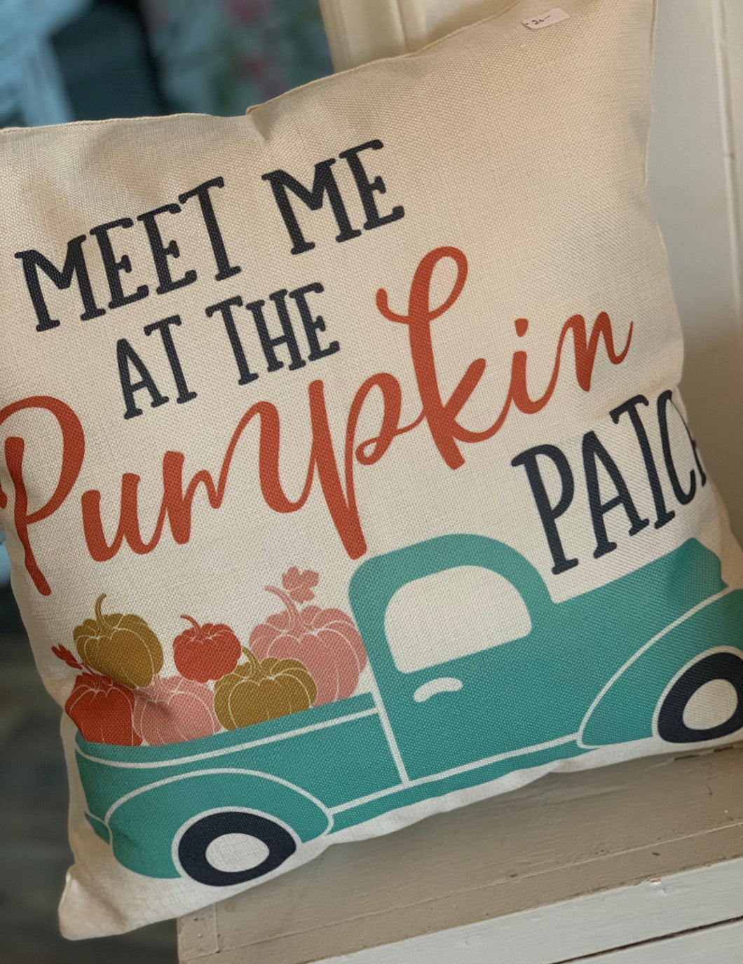 Meet me at the Pumpkin Patch Pillow