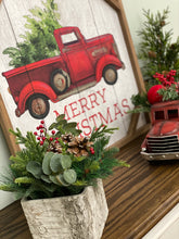 Load image into Gallery viewer, Red Truck Wall Decor