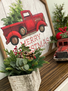 Red Truck Wall Decor